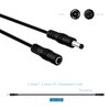 SIM&NAT LED Solderless Extension Power Cord 20AWG 10 Feet Male to Female 5.5mm x 2.1mm DC Extension Power Cable for 5050/3528 LED Strip String Light, CCTV
