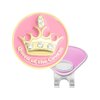 NAVIKA Golf Ball Marker & Hat/Visor Clip - Queen of The Course - Pink