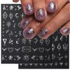 8 Sheets Metallic Silver Nail Stickers for Women 3D Star Moon Sun Nail Decals for Nail Art Supplies Bronzing Silver Nail Sticker Pegasus Butterfly Nail Art Stickers Self-Adhesive Stickers for Nails