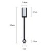 SILPECWEE 2 Pcs Double-Head Magnetic Wand 3d Cats Eyes DIY UV Gel Nail Polish Manicure Magnetic Pen Tools