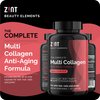 Zint Multi Collagen Pills - Collagen Supplements for Hair, Skin, Nails & Joint Health - Hydrolyzed Collagen Supplement with Type I, II, III, V, X Collagen Peptides, 90 Count