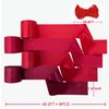 Red Party Decorations 197Ft × 1.97" Ombre Red Ribbon Fringe Hanging Streamer Backdrop Garland for Birthday Valentines Anniversary Wedding Bridal Shower Engagement Graduation Baby Shower Party Supplies