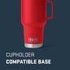 YETI Rambler 30 oz Travel Mug, Stainless Steel, Vacuum Insulated with Stronghold Lid, Rescue Red