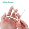 Pipe Cleaners Tool Set 100 pcs Pipe Cleaners Crafts 1pc Pipe Tamper Reamer 1pc Mini Nylon Brush Set and 2pcs Drinking Straw Cleaning Brushs