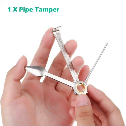 Pipe Cleaners Tool Set 100 pcs Pipe Cleaners Crafts 1pc Pipe Tamper Reamer 1pc Mini Nylon Brush Set and 2pcs Drinking Straw Cleaning Brushs