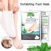 Foot Peel Mask 3 Pack， Exfoliator Peel Off Calluses Dead Skin Callus Remover，Baby Soft Smooth Touch Feet-Men Women (Aloe Vera)