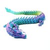 2PCS 3D Printed Chinese Dragon,Dragon Statue,Home Office Decor,Fidget Toys for Autism/ADHD,3D Printed Gift Toy,Fidget Toys, Executive Desk Animal Toys