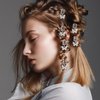 40 Pcs Silver Butterfly Braid Hair Clips Jewelry Cuffs Butterflies Dreadlock Braids Pendants Clip Adjustable Metal Butterflies Decoration Rings Clips Braid Hair Charms Styling Accessories for Women