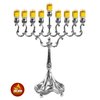 Ner Mitzvah Round Floating Wicks - 50 Count (Approx.), Cotton Wicks and Cork Disc Holders for Oil Cups - Bonus Wick Removal Tweezers