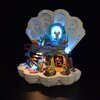 LightGo LED Lighting Kit Designed for Lego 43225 The Little Mermaid Royal Clamshell Building Set - Not Include Model (Remote Version)