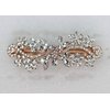 Faship Gorgeous Clear Crystal Floral Hair Clip Barrette
