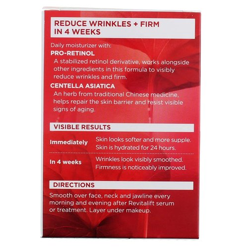 L'Oreal Revitalift Face & Neck Anti-Wrinkle & Firming Moisturizer Day Cream 1.70 oz (Pack of 5)
