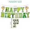 KORHONEN Soccer Party Decorations, Soccer Birthday Party Decorations Includes Happy Birthday Banner and Soccer Hanging Swirl for Kids Boy, Soccer Theme Party Decorations Supplies