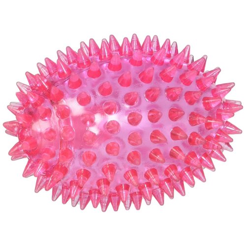 Gnawsome™ 3.5” Spiky Squeaker Football Dog Toy - Small, Cleans Teeth and Promotes Good Dental and Gum Health for Your Pet, Colors will vary