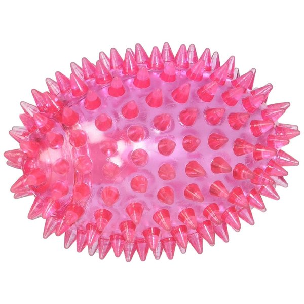 Gnawsome™ 3.5” Spiky Squeaker Football Dog Toy - Small, Cleans Teeth and Promotes Good Dental and Gum Health for Your Pet, Colors will vary