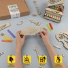 nicknack 3D Wooden Puzzle Model Kits Assembly Wood Piano Toy Mechanical Music Model Wooden Puzzle for Teens and Adults