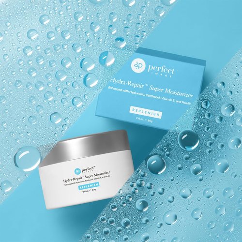 Perfect Image Hydra-Repair Super Moisturizer, Hyaluronic Acid Face Moisturizer for Women and Men, Facial Moisturizer with Vitamin E and Shea Butter, 2 fl oz. (60g)