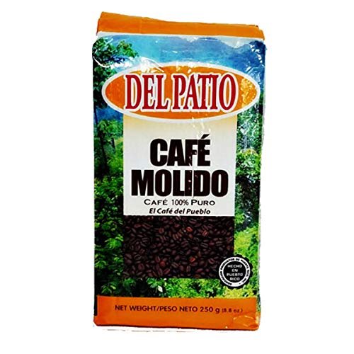 Del Patio Cafe Molido (Ground Coffee) 8.8 Ounces