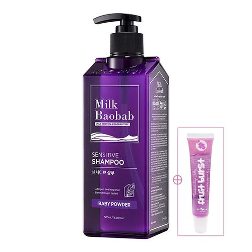 Milk Baobab Sensitive Shampoo Baby Powder 500ml/16.9 Fl Oz (Pack of 1)