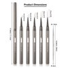 Nail Liner Brush, Fine Line Nail art Brushes 5/9/15/20/25mm Thin Line Nail Brushes Detail Drawing, Liner Brush for Nails Gel