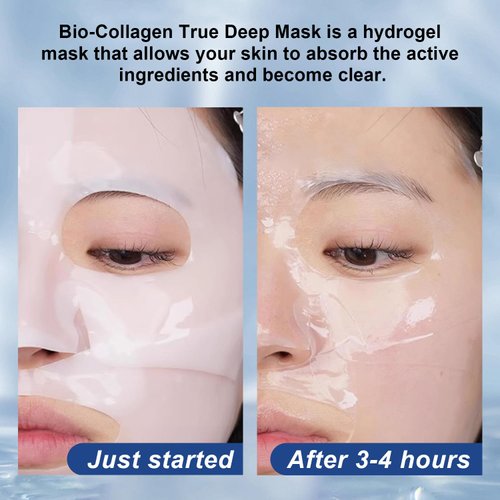 4PCS Deep Collagen Overnight Mask, Collagen Face Mask Deep Collagen Anti Wrinkle Lifting Mask Collagen Face Mask Overnight, Wash Free Collagen Films Lifting Mask for Face