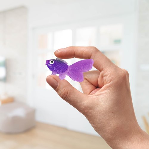 Bedwina Plastic Vinyl Goldfish - 144 Pcs, 2 Inches Long Gold Fish Toys in Assorted Colors for Party Favors, Decorations, Crafts, Games and Birthday Party Supplies