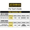 XFISHMAN Fly Hooks for Fly Tying Dry Wet Nymph Flies Curved Fishing Hooks 10# ~16# Assortment Pack of 240 Hooks with Box…