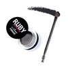 Ruby Kisses Go Brow Pomade for Water-resistant Long-lasting Smudge-proof Eyebrows (Ebony)