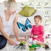 KAZI Bugs Building Toy Set,Insect Collection Building Blocks with Life-Like Blue Butterfly,Beetle and Cicada Toys,Fun Gift for Nature Lovers,STEM Toys for Kids Ages 8 9 10 11 12 Plus