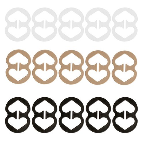 Kjzeex Bra Strap Clips 15 Pcs Anti-Slip Buckles Conceal Straps for Back for Women Adjustable Conceal Bra Straps Conceal (Style 1)