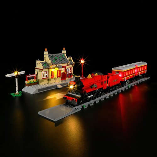 BRIKSMAX Led Lighting Kit for LEGO-76423 Hogwarts Express Train Set with Hogsmeade Station - Compatible with Lego Harry Potter Building Blocks Model- Not Include Lego Set