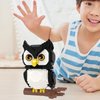 Larcele Animal Series Micro Building Blocks Animal Set, DIY Mini 3D Building Toy Bricks Kit,1216 Pieces KLJM-07 (Owl)