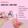 BOBISUKA Pink Liquid Texture Face and Body Paint Washable