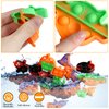 UDOGI Halloween Party Favors, 36 PCS Halloween Mini Pop Keychain Fidget Toys Halloween Gifts for Kids, Halloween Toys, Halloween Party Supplies, Stress Relief Sensory Fidget Pack