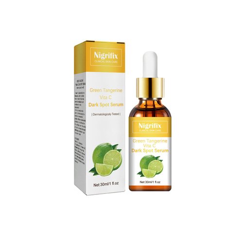 Nigrifix Green Tangerine Vita C Dark Spot Serum,Vitamin C Face Serum,for Face Serum with Hyaluronic Acid & Vitamin E,Anti Aging, Anti Wrinkle Skin 1.01 fl oz