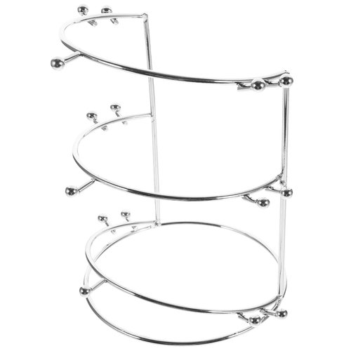 HOLIDYOYO Table Top Display Stand Tiara Crown Display Stand 3 Tiers Headband Display Stand Hair Supplies Organizer for Home Shop Store Hair Crown Tiara Display Headbands for Girls