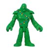 Fisher-Price Replacement Part Imaginext Playset Inspired by DC Superfriends Holiday Theme HML59 ~ Replacement Poseable Swamp Thing Monster Figure, Green with Christmas Holiday Lights Around Chest