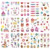 Konsait 176PCS Kids Temporary Tattoo, Fake Waterproof Tattoo Stickers For Children Girls Candy Lollipop Ice Cream Sweet Tattoos for Birthday Summer Beach Children's Day Gift Party Favors Supplies