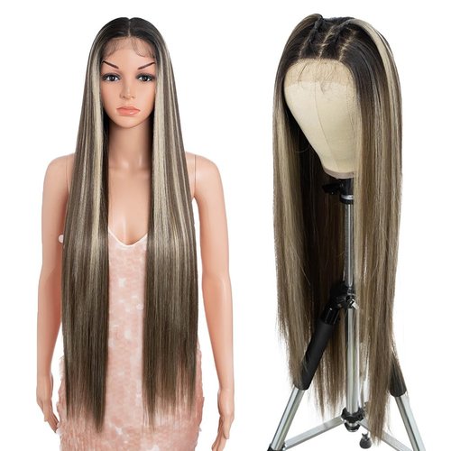 Style Icon 36” Super Long 13x4 Lace Wig Easy-360 Lace Frontal Wigs Free Part Lace Front Wigs with...