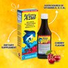 Ballena Azul Aceite de Hígado de Bacalao para Adultos y Niños, COD Liver Oil for Adults and Children, Good Source of Vitamins A,D,E, B1, Dietary Supplement, Omega 3, Inmune System Boost, (Cherry)