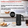 Instant Pot Milk Frother, 4-in-1 Electric Milk Steamer, 10oz/295ml Automatic Hot and Cold Foam Maker and Milk Warmer for Latte, Cappuccinos, Macchiato, From the Makers of Instant 500W, Black