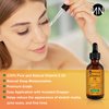 Vitamin E Oil 1oz 100% Natural Oil for Nails, Hair, Face, Eyebrows, Eyelashes, Hair & Body Oil. Non-GMO, Natural D-Alpha Tocopherol Face Oil, Nail Growth Oil, Vitamin E Oil for Skin