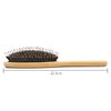 Ecowood - Bamboo Hair Brush with Natural Soft Bristles and Rounded Tip – Elevate Your Hair Care Routine!