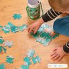 Stephen Joseph, Educational Puzzle with Canister, 48-Piece Animal Puzzle, Learning Animal Puzzle for Kids Ages 3 4 5, Dinosaur Fossil