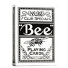 Bee Signature Series Playing Cards Deck, 1 Deck of Black Playing Cards, Thin Crushed, Special Edition