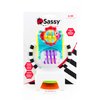 Sassy Fishy Fascination Station 2-in-1 Suction Cup High Chair Toy, Developmental Tray Toy for Early Learning, Ages 6+ Months