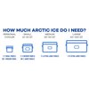 ARCTIC ICE Chillin' Brew Series, Long Lasting Reusable Ice Pack, Blue, Small, 0.75 lb.