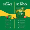 Gruns Adult Sugar-Free Super Greens Gummies, Superfood Gummy Bears with Spirulina, Chlorella, Fiber & Prebiotics for Digestive Health, Adaptogens Supplement with 20 Vitamins & Minerals - 28 Day Supply
