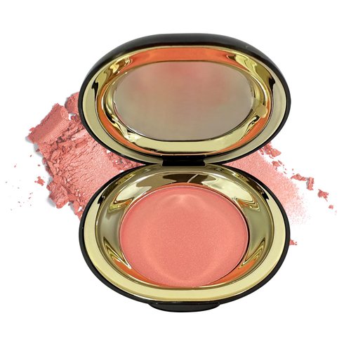 Face Blush for Cheeks Waterproof Smooth Creamy Formula, Matte Finish Buildable Lightweight Cream Blush Balm Create a Natural, Long Lasting Makeup Brightens Facial Radiance (Pinkish Apricot)