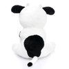 WEIGEDU Calf Cow Stuffed Animals Plush Toys for Kids Boy Girl Bedtime Birthday Gift, Stuffed Holstein Friesian Cow, 14 inches Black and White